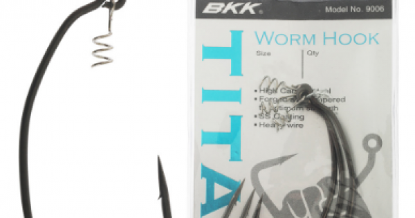 BKK TITAN WORM HOOK (9006) #4/0