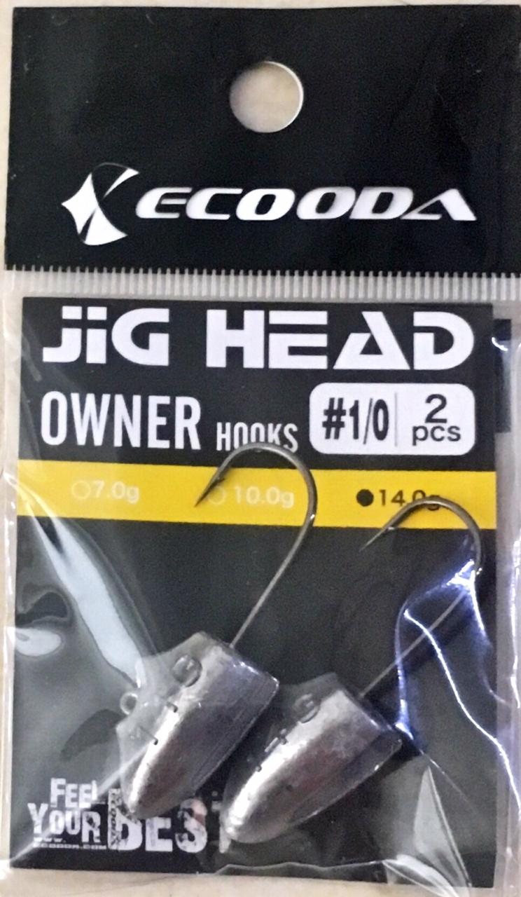 ECOODA JIG HEAD OWNER HOOKS 14G #1/0