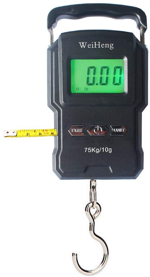 WeiHeng WH-A25 Rechargeable Portable Electronic Scale LCD Display